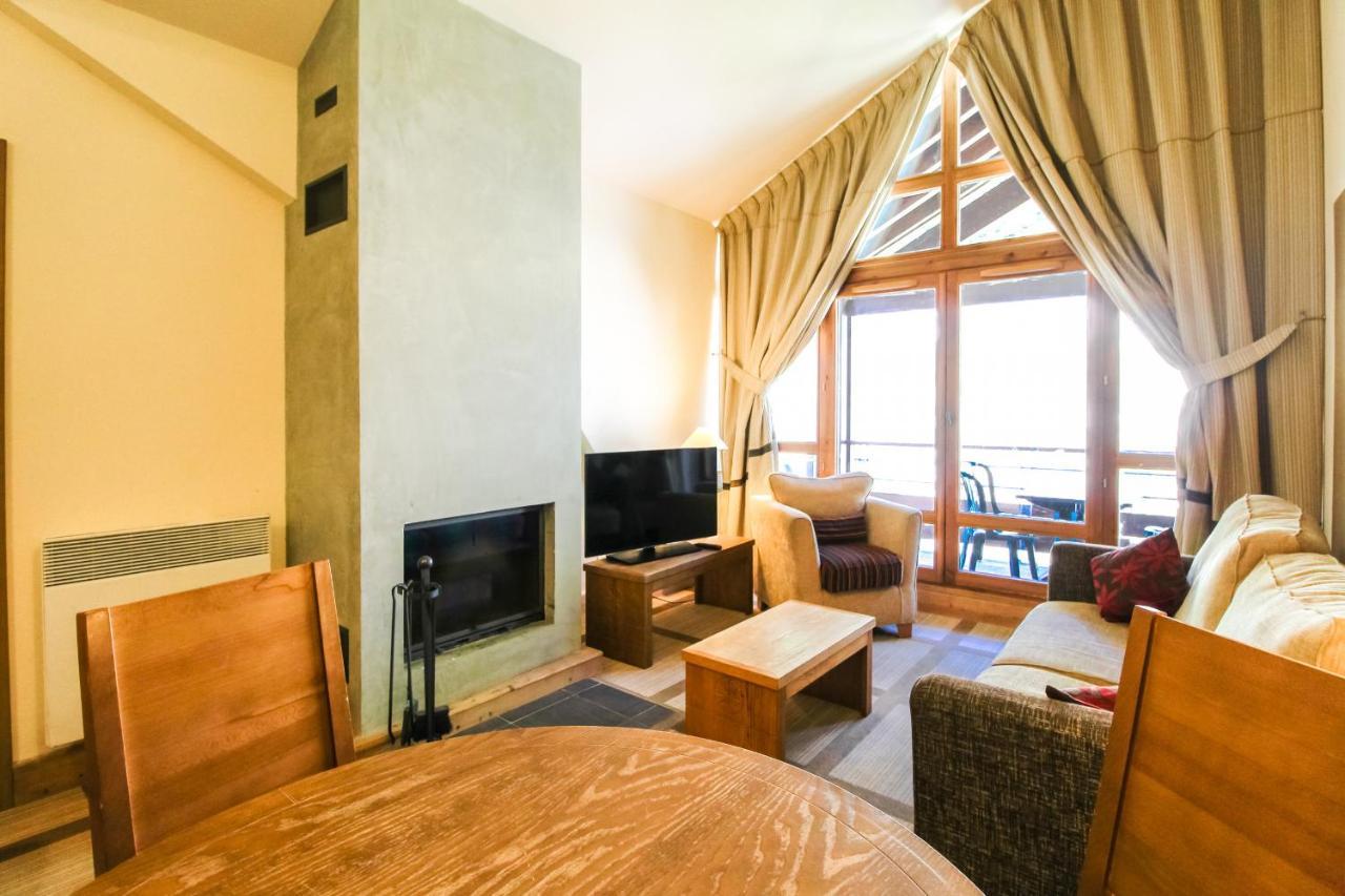 Les Terrasses D'Eos, 1-Bed Apartment With Fireplace, Ski In, Ski Out Flaine Exterior foto